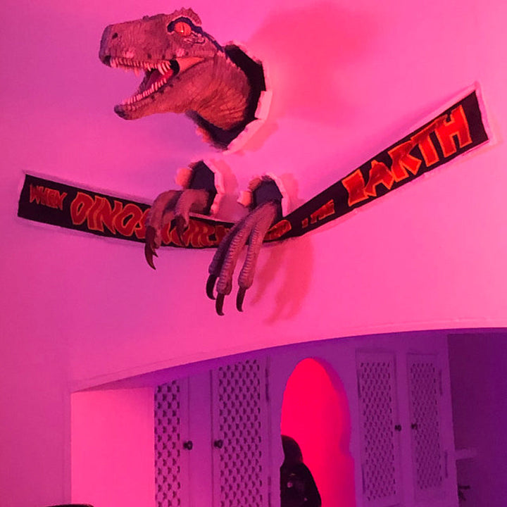 Skanto | Vegg Sprengende Velociraptor Dekorasjoner