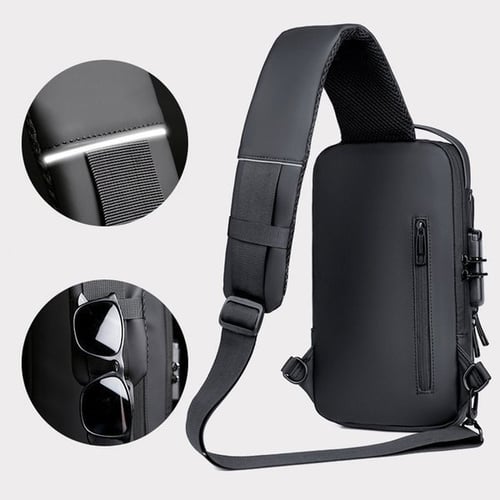 SecureGuard – Trendy Anti-innbrudd Crossbody Bag Skanto