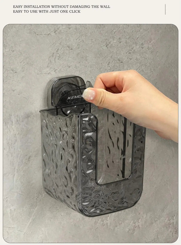 Skanto | GlowFix Vegg Tissue Holder — Ikke mer kaos, badet ditt vil være stilfullt, rent og helt avslappende!