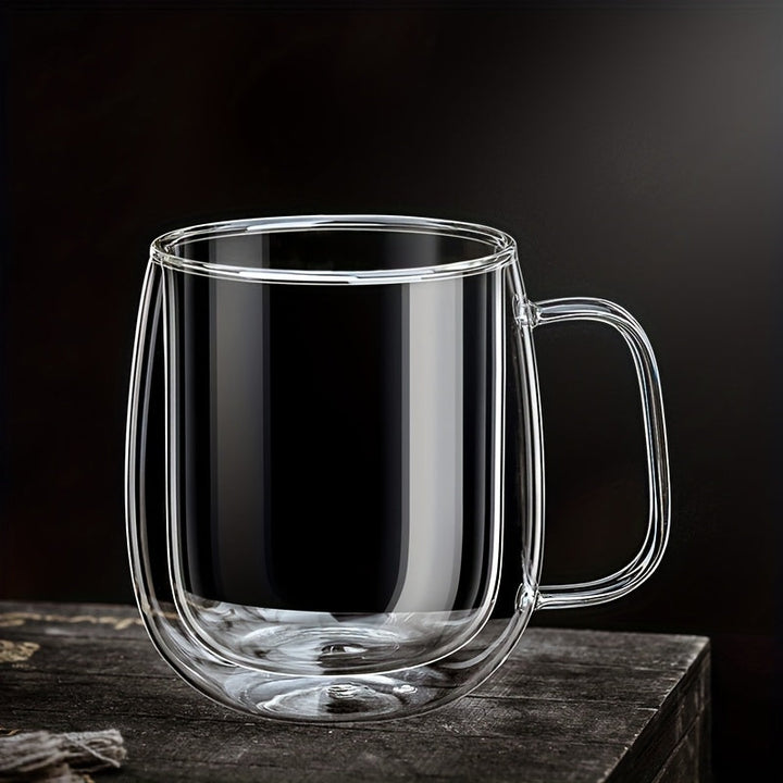 ThermoSip Doppelwandiger Glasbecher – Borosilikatglas, hitzebeständig og elegant