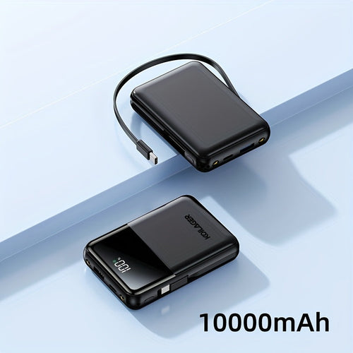 Powerbank 10000mAh Mini med Display | Skanto