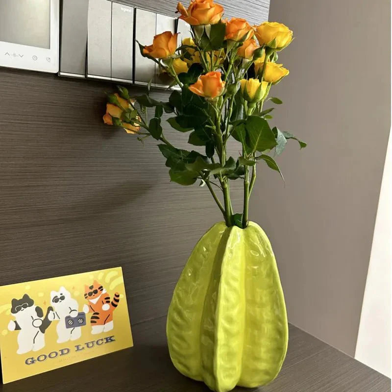 Sertifikat Stjernefrukt Blomster Vase Unik Dekorativ Potte | Skanto