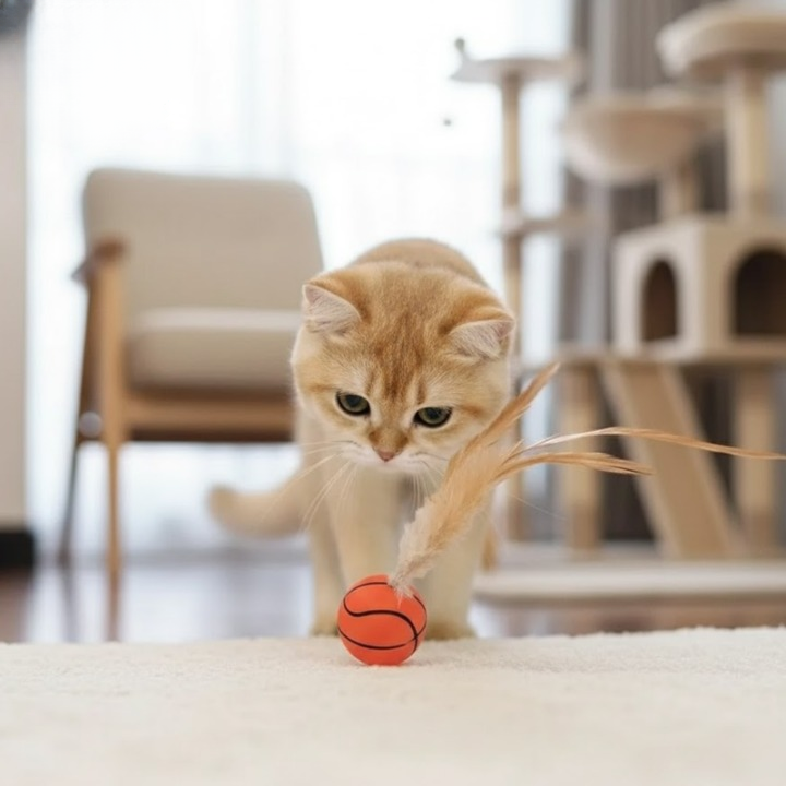 FetherSprint — Slipp løs den ville jegeren i katten din med stille leke moro! | Skanto