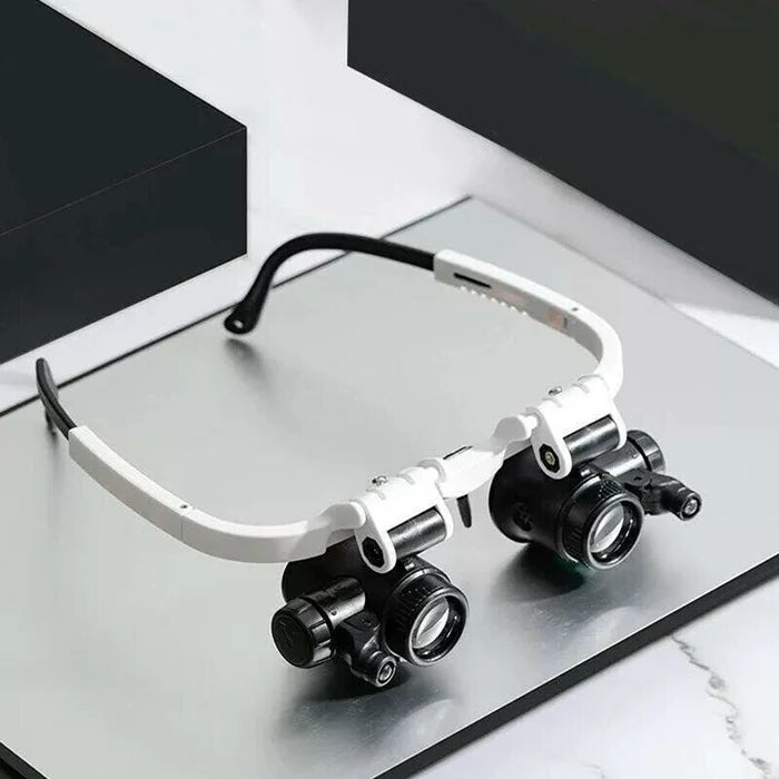 Skanto | LED Briller Forstørrelsesglass 8x 15x 23x