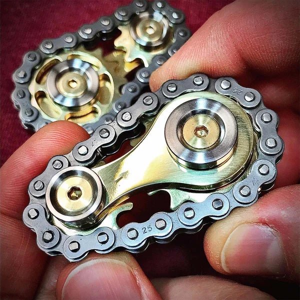 ChainFidget Pro – Kettenrad-Spinner fra Edelstahl zur Stressbewältigung