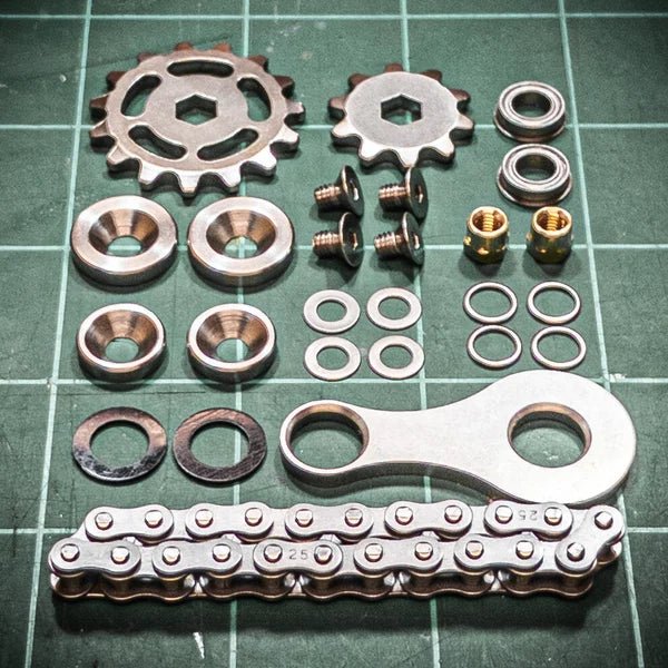 ChainFidget Pro – Kettenrad-Spinner fra Edelstahl zur Stressbewältigung