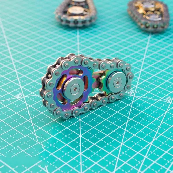 ChainFidget Pro – Kettenrad-Spinner fra Edelstahl zur Stressbewältigung