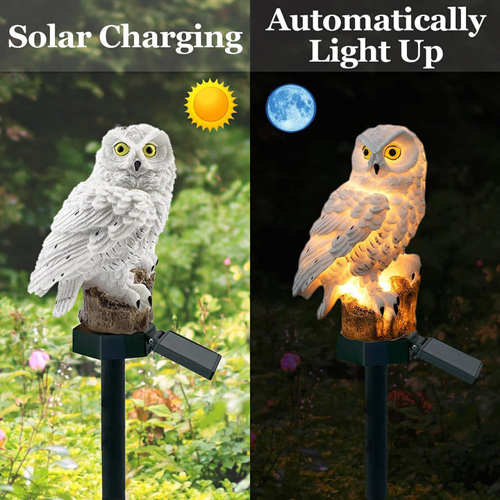 Skanto | Hagebelysning Solenergi Ugle Utendørs LED Sett