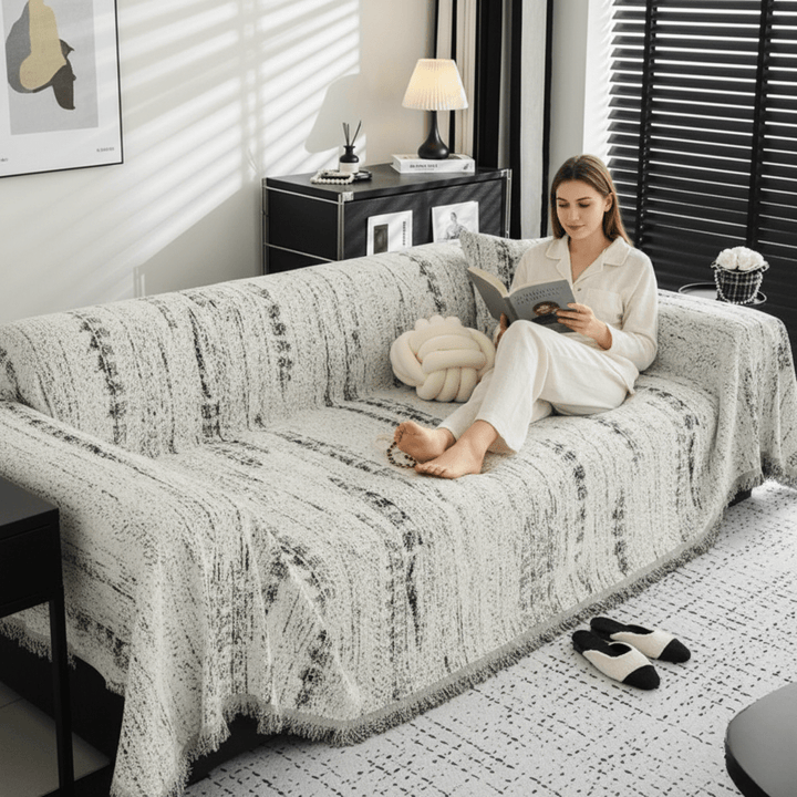 CHENILUX – Elegant Sofabezug fra Chenille für Schutz og Stil