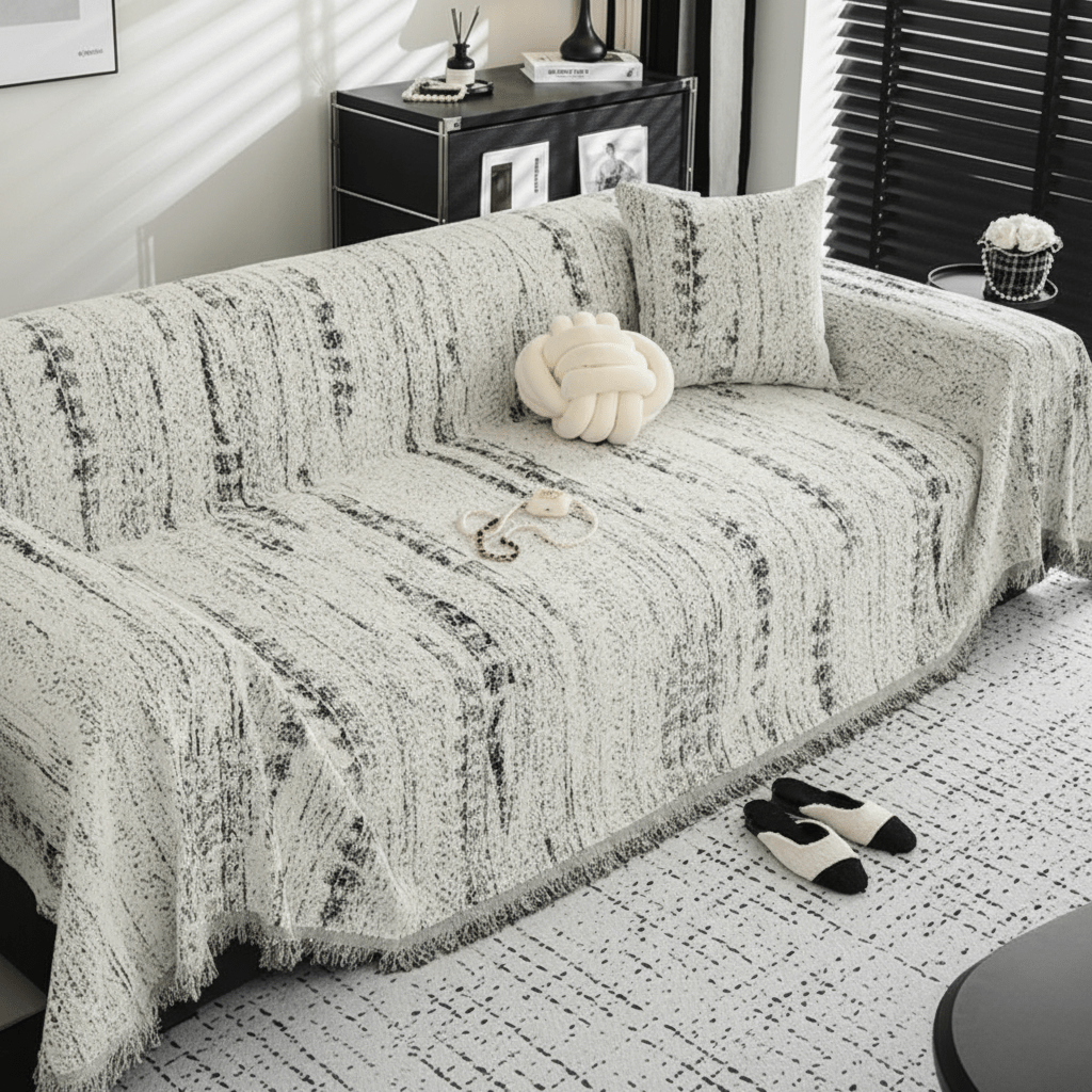 CHENILUX – Elegant Sofabezug fra Chenille für Schutz og Stil
