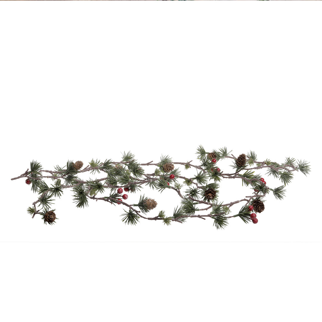 Skanto | Chic Antique – Fleur Cedar Vine med Bær, L160 cm, Naturlig