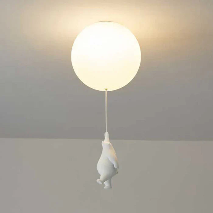 Skanto | Barneromslampe med bjørne og ballong - CloudBear