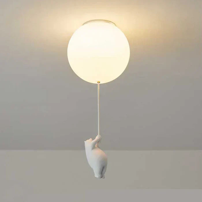 Skanto | Barneromslampe med bjørne og ballong - CloudBear