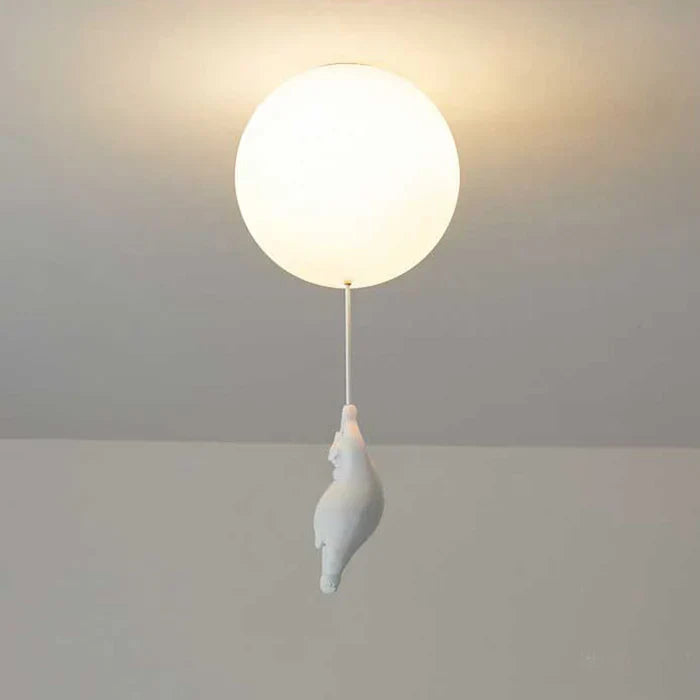 Skanto | Barneromslampe med bjørne og ballong - CloudBear