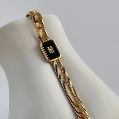 Skanto | Chunky Chain & Herringbone Armbånd