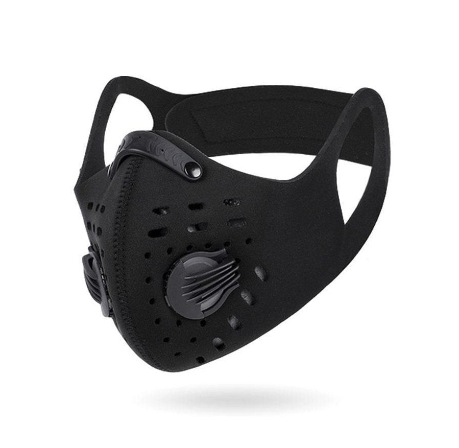 Atmungsaktive Neopren-Gesichtsmaske gegen Umweltverschmutzung
