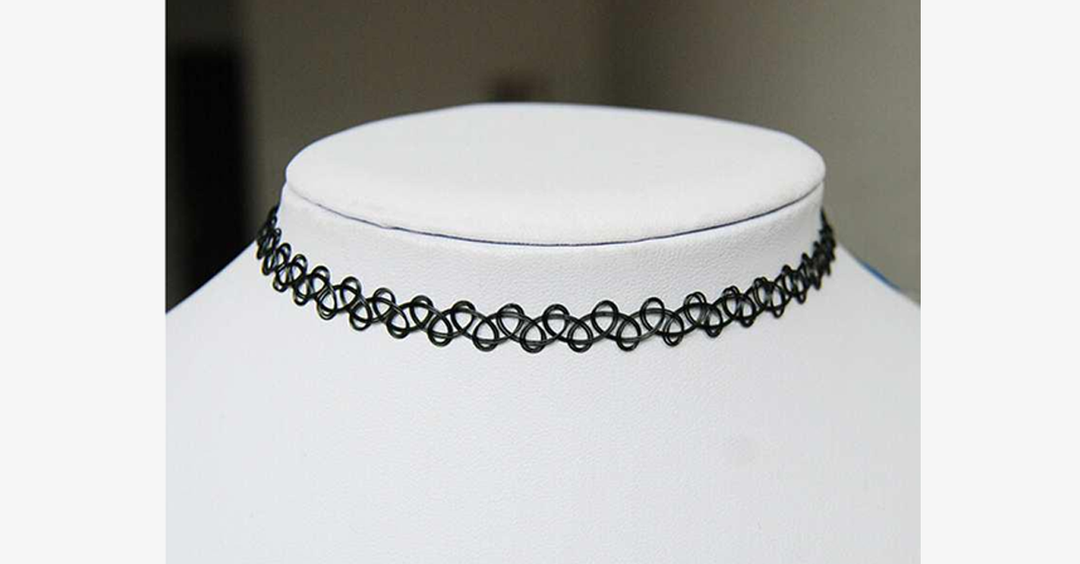 Skanto | Vintage Stretch Choker Halskjede