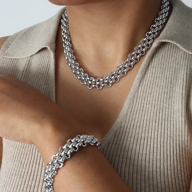 Skanto | Classy Risperler Halskjede og Armbånd