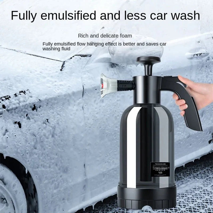 Skanto | CleanPro 2L Skum Sprayer – Håndpumpe med allsidige dyser for bilvask, vindusvask og hagevanning