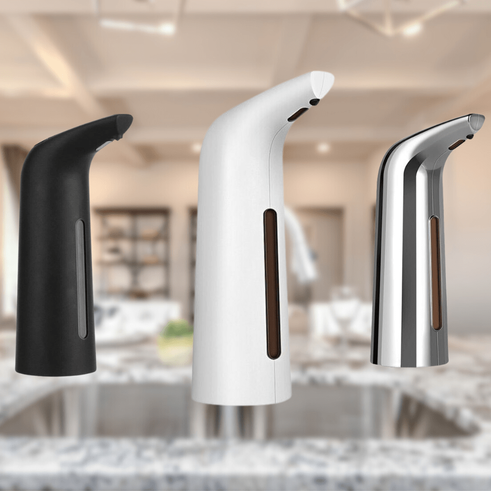 Skanto | CLEANWAVE – Berøringsfri Automatisk Såpedispenser for Hygienisk Håndvask