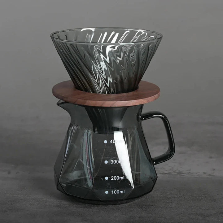 Klar Glass Range Kaffe Server For Pour Over Kaffe og Te Kanne | Skanto