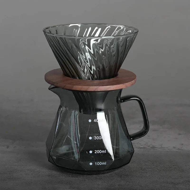 Clear Glass Range Kaffe Server For Pour Over Kaffe og Te Kanne | Skanto