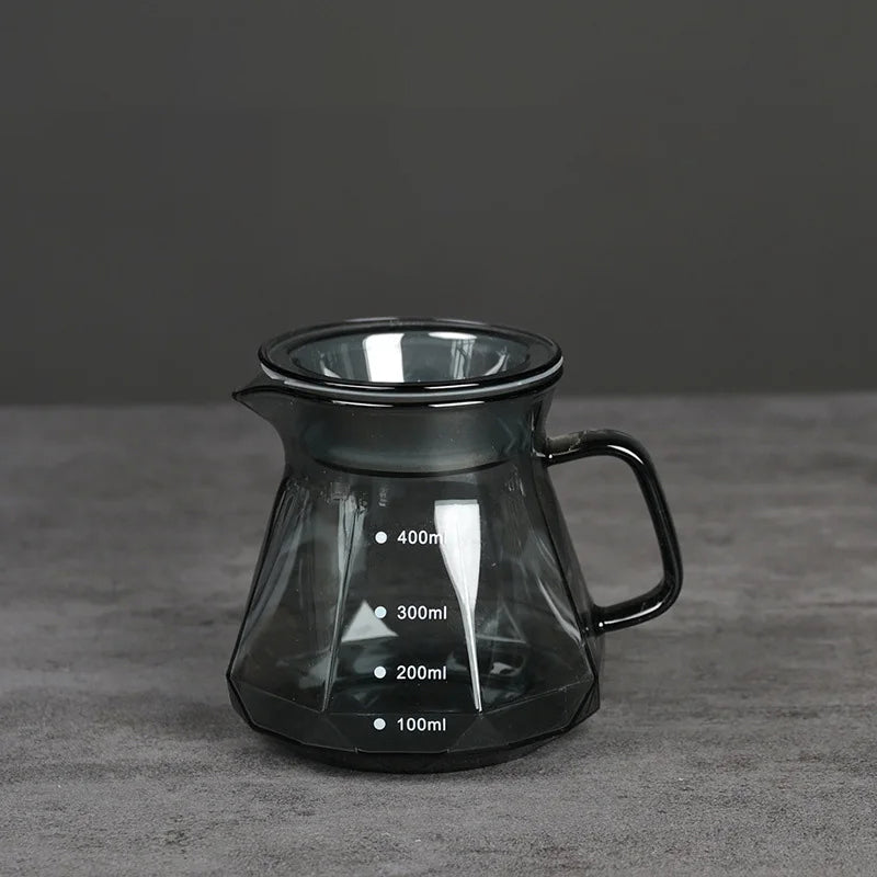 Clear Glass Range Kaffe Server For Pour Over Kaffe og Te Kanne | Skanto