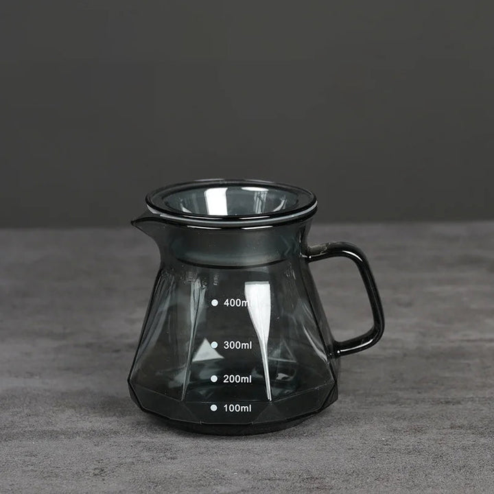 Clear Glass Range Kaffe Server For Pour Over Kaffe og Te Kanne | Skanto