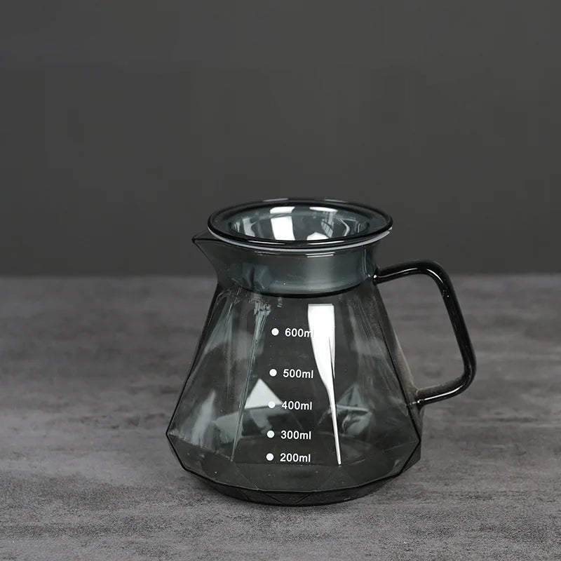 Klar Glass Range Kaffe Server For Pour Over Kaffe og Te Kanne | Skanto