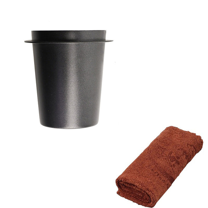 Kaffedoseringskopp i rustfritt stål for pulverdeler som passer til espressotampere | Skanto