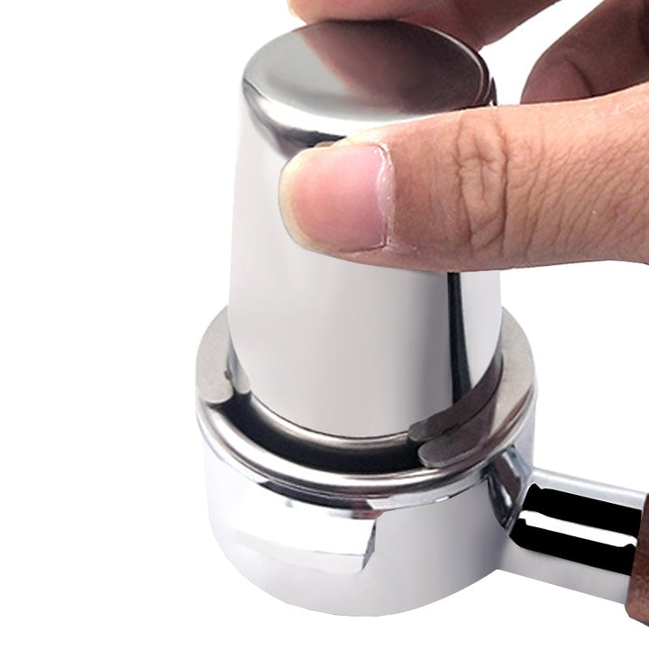 Kaffedoseringskopp i rustfritt stål for pulverdeler som passer til espressotampere | Skanto