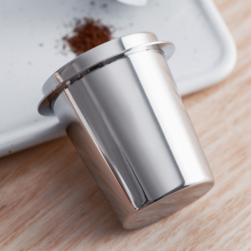 Kaffedoseringskopp i rustfritt stål for pulverdeler som passer til espressotampere | Skanto