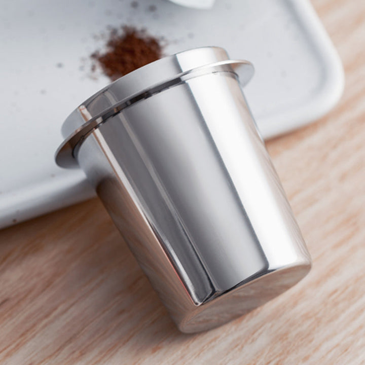 Kaffedoseringskopp i rustfritt stål for pulverdeler som passer til espressotampere | Skanto