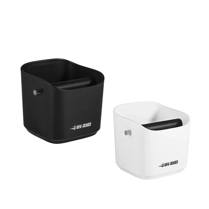 Kaffesubstans Knock Box Firkantet Fjernbar Knock Bar og Skli-fri Bunn | Skanto