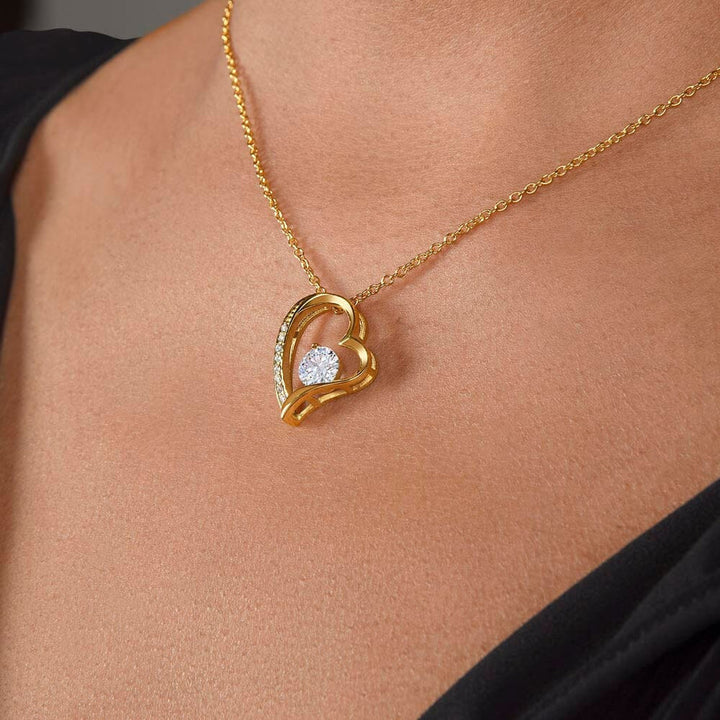 Skanto | Delikat Diamond Symbolsk Kjærlighet Hjerte Halskjede
