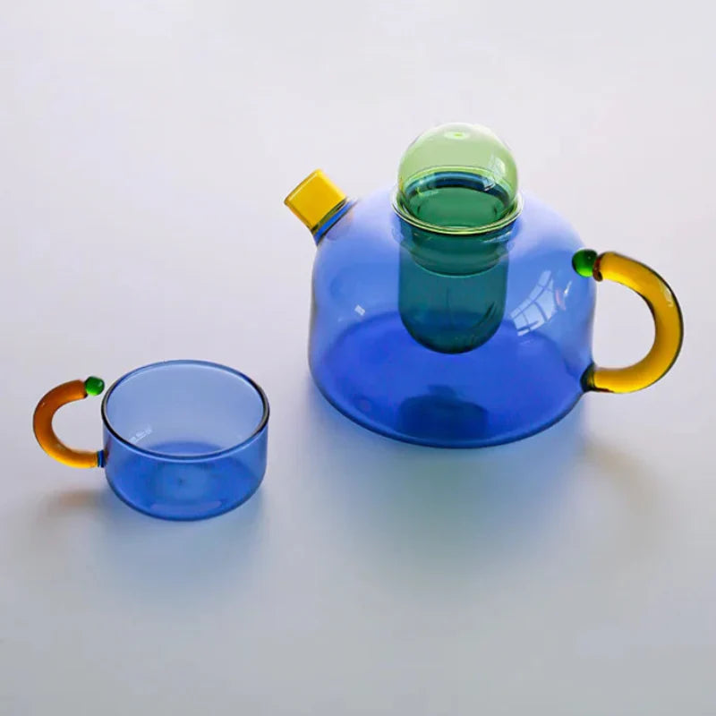 Skanto | Farge Bloom Glass Kjele & Kopp Sett