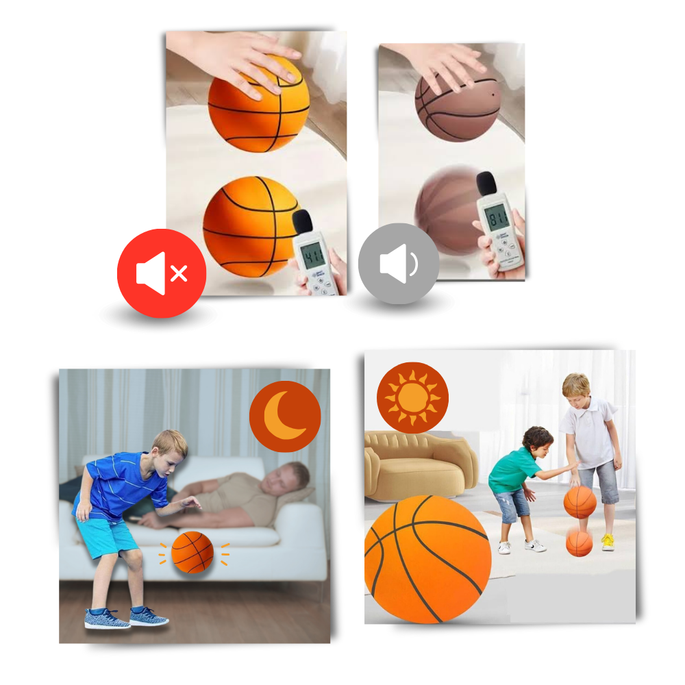 Skanto | Fargerik stille basketball for barn