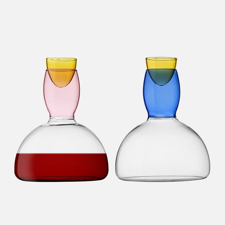 Beger og karaffel servert med glass fra Phillips