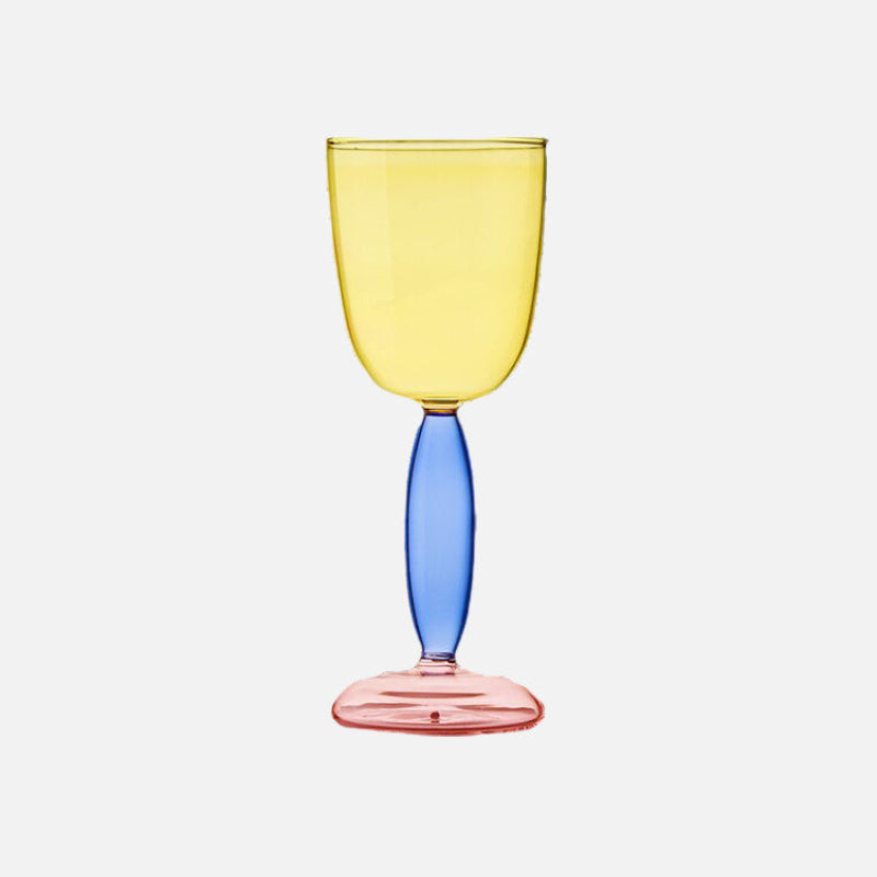 Skanto | Kalk og karaffel laget av farget glass av Phillips