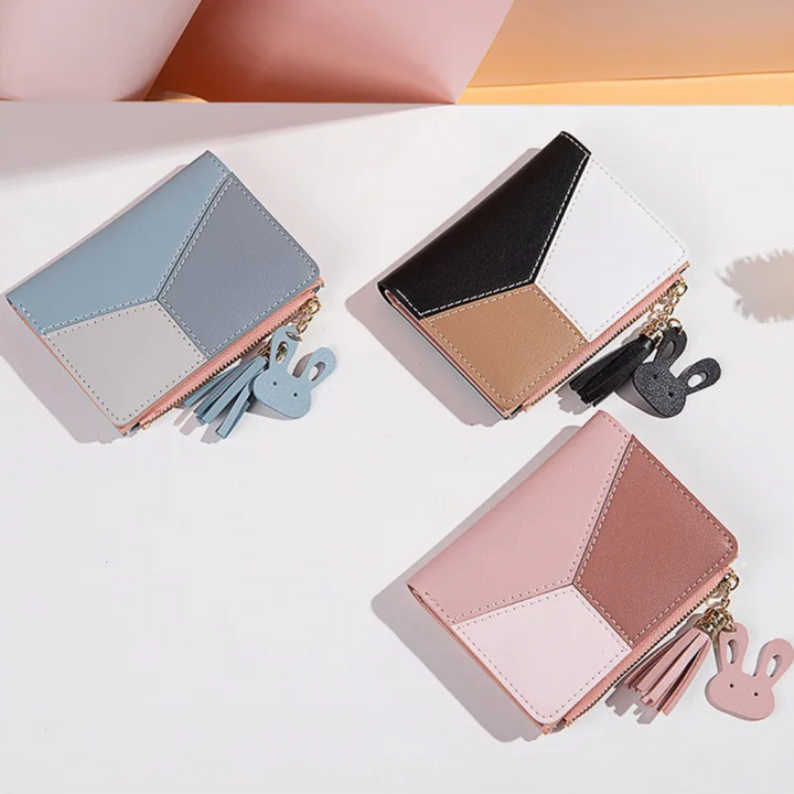 Mini lommebok med trendy dusk Skanto