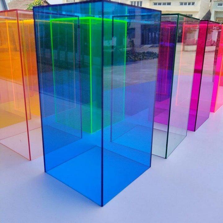 Farbenfrohe Acryl-Vitrine VitrinaLight – for Sammlerstücke og tilbehør