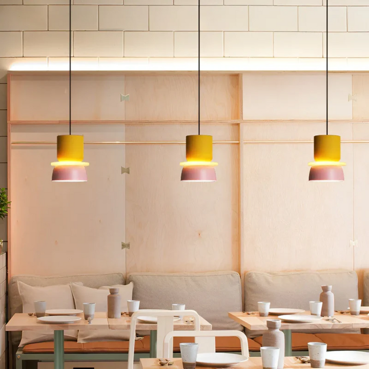 Skanto | Fargerik og Trendy Macaron LED Pendellampe - VividGlow