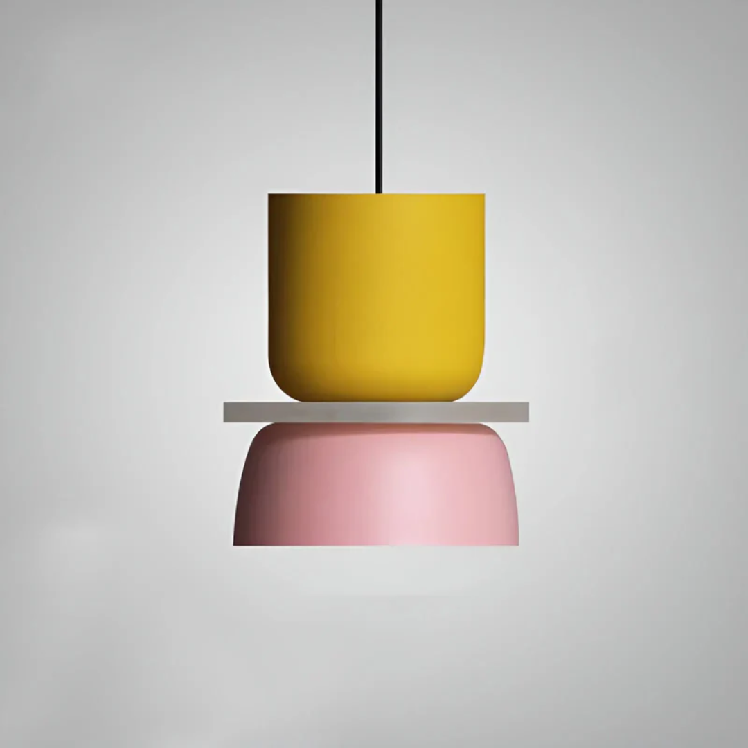Skanto | Fargerik og Trendy Macaron LED Pendellampe - VividGlow