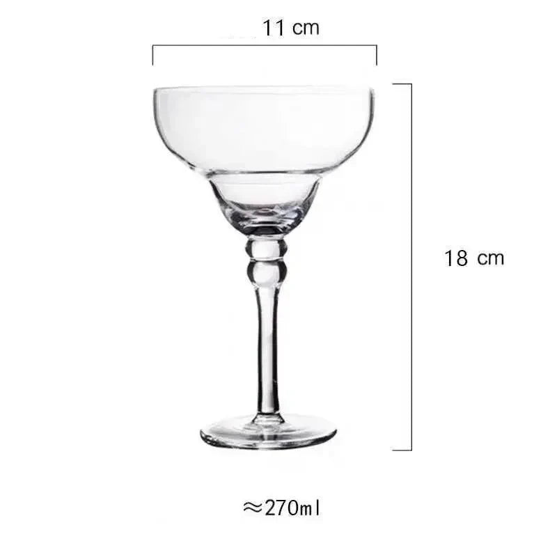 Fargerikt Margarita-cocktailglass