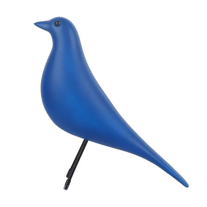 Fargerik novitet fuglehus ornament harpiks skulptur dekOR | Skanto