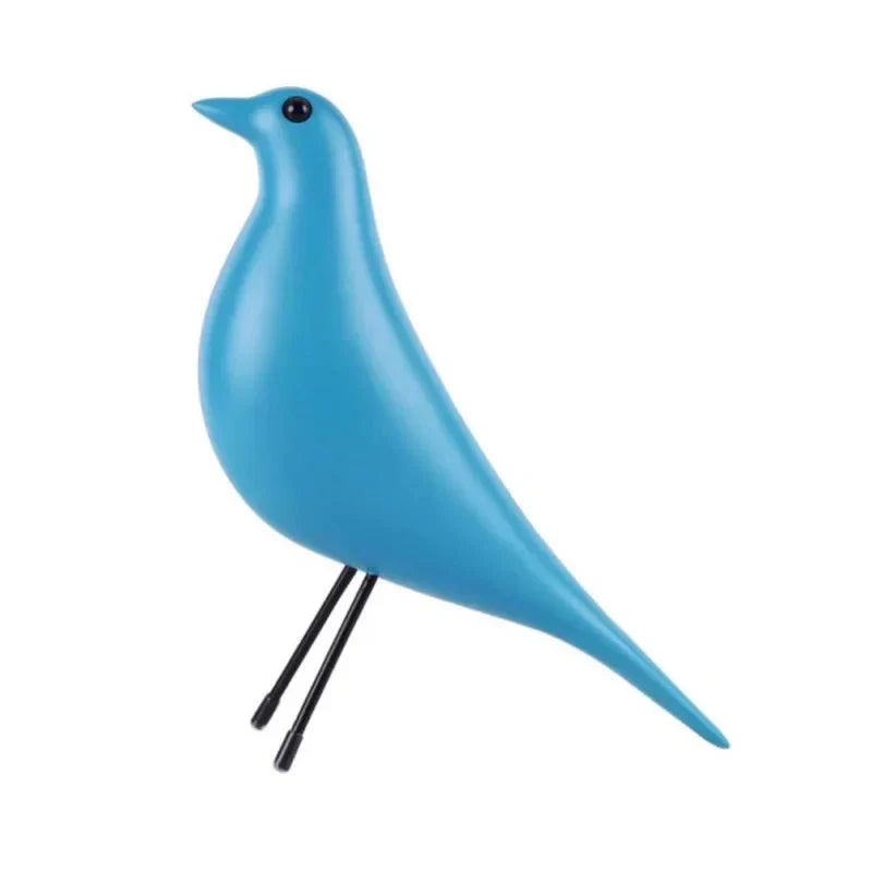 Fargerik novitet fuglehus ornament harpiks skulptur dekOR | Skanto
