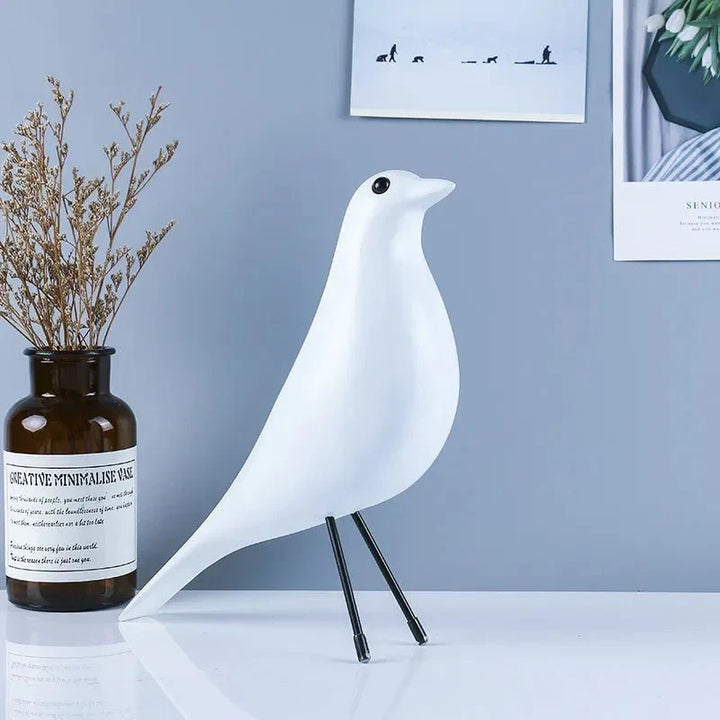 Fargerik novitet fuglehus ornament harpiks skulptur dekOR | Skanto