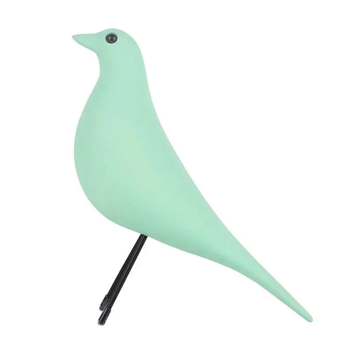 Fargerik novitet fuglehus ornament harpiks skulptur dekOR | Skanto