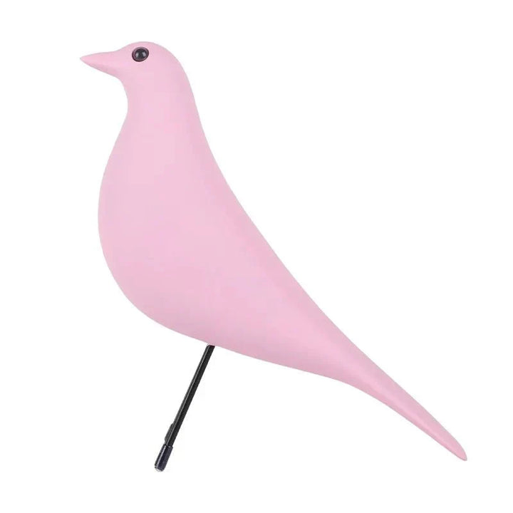 Fargerik novitet fuglehus ornament harpiks skulptur dekOR | Skanto