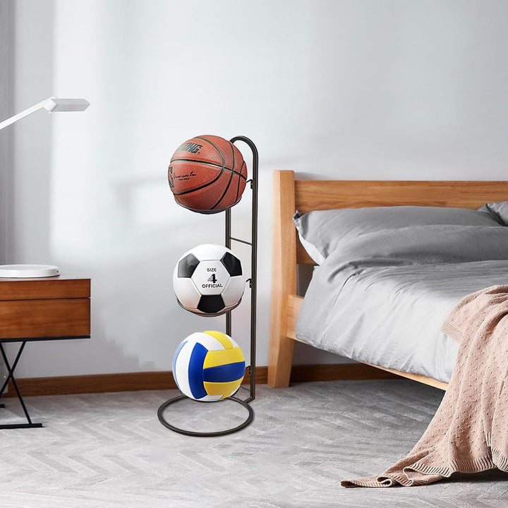 Skanto | Kompakt lagringsstativ for sportsballer og tilbehør - BallRack Pro